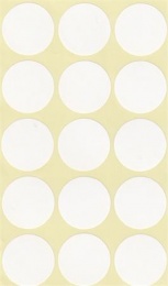 Etikett, köralakú, 30 mm átmérő, 60 etikett/csomag